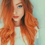 saçta turuncu trendi