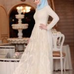 Tesettür Nikah Elbisesi Modelleri 2018