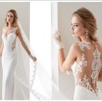 transparent bridal dress 2019