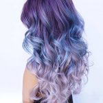 mavi geçişli saç modelleri
