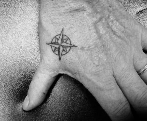 hand small tattoo simple