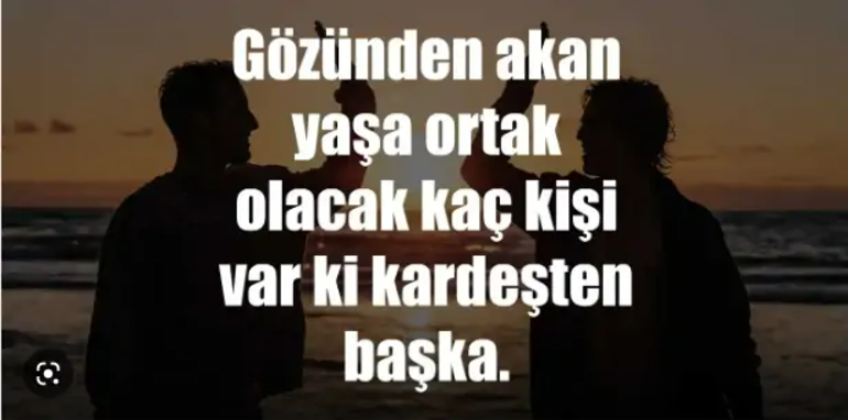 ölen kardeşe sözler