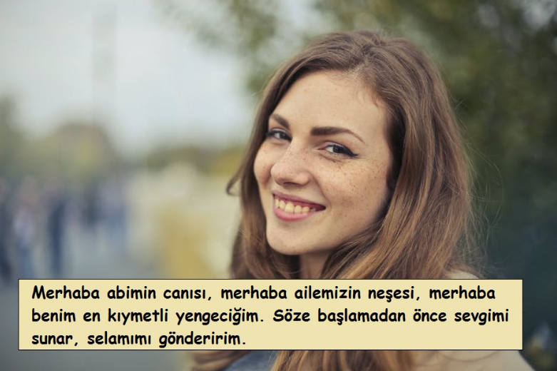 yengeme güzel sözler